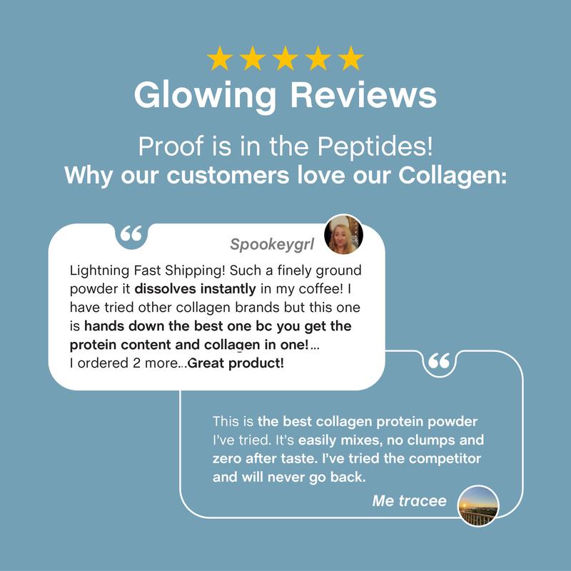 Collagen Bio-Peptides Powder 20oz - Grassfed Protein Supplement - Advanced with 18 Essential Amino Acids