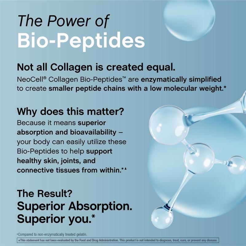 Collagen Bio-Peptides Powder 20oz - Grassfed Protein Supplement - Advanced with 18 Essential Amino Acids