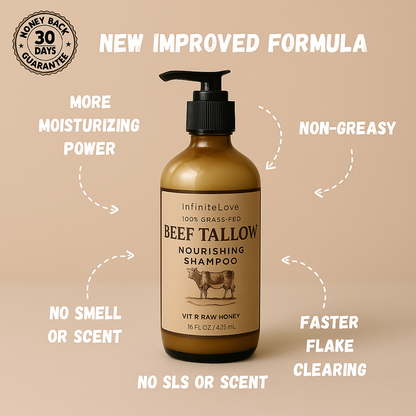 Organic Beef Tallow Shampoo