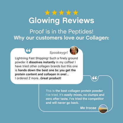 Collagen Bio-Peptides Powder 20oz - Grassfed Protein Supplement - Advanced with 18 Essential Amino Acids
